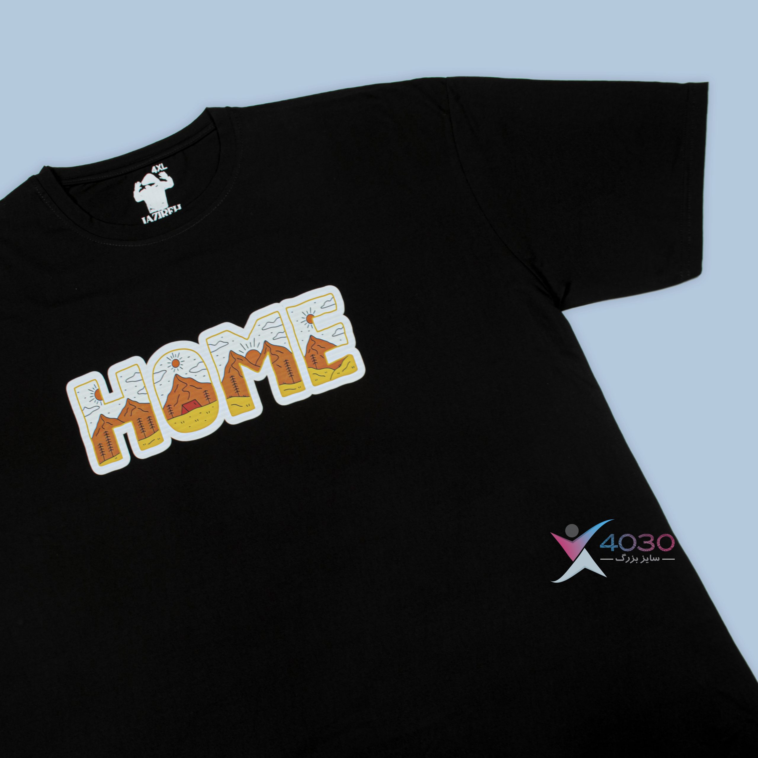 تیشرت HOME سایزبزرگ ( 653 ) - Image 3