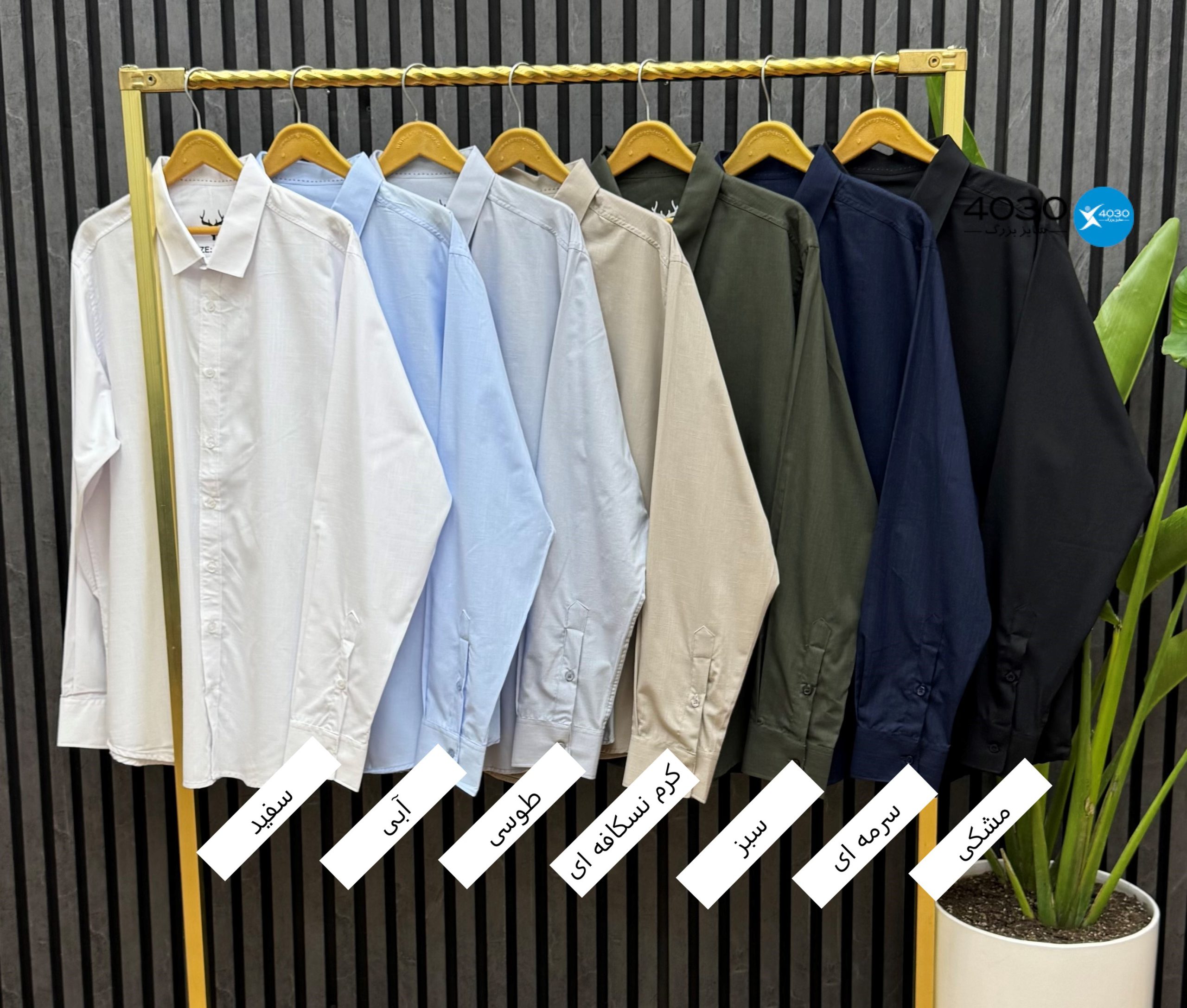 پیراهن Linen بیسیک سایزبزرگ ( 2723 ) - Image 10