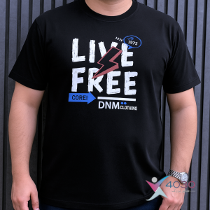 تیشرت LIVE FREE سایزبزرگ ( 651 )
