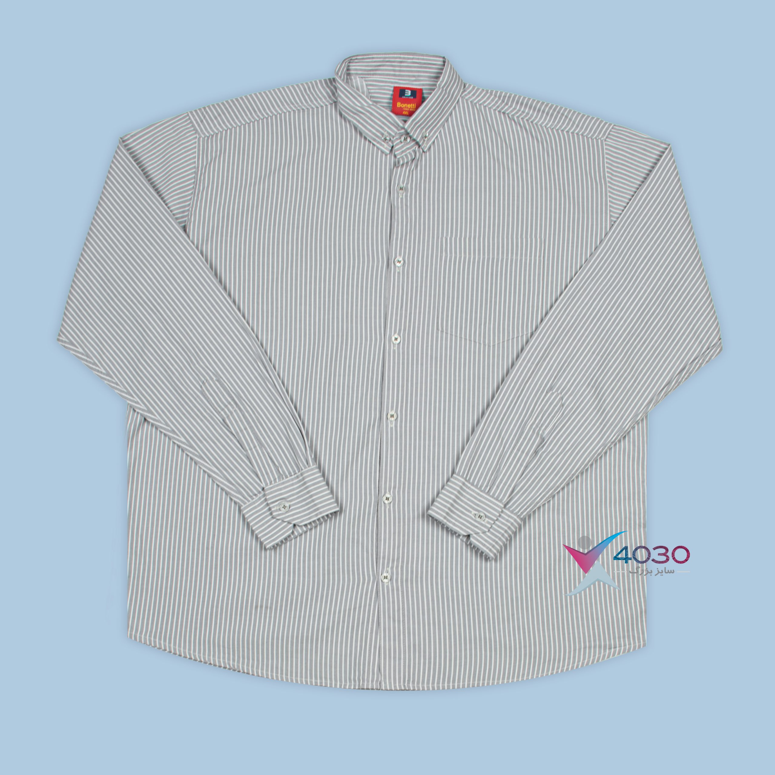 پیراهن راه راه Bonetti سایزبزرگ ( 2729 ) - Image 13