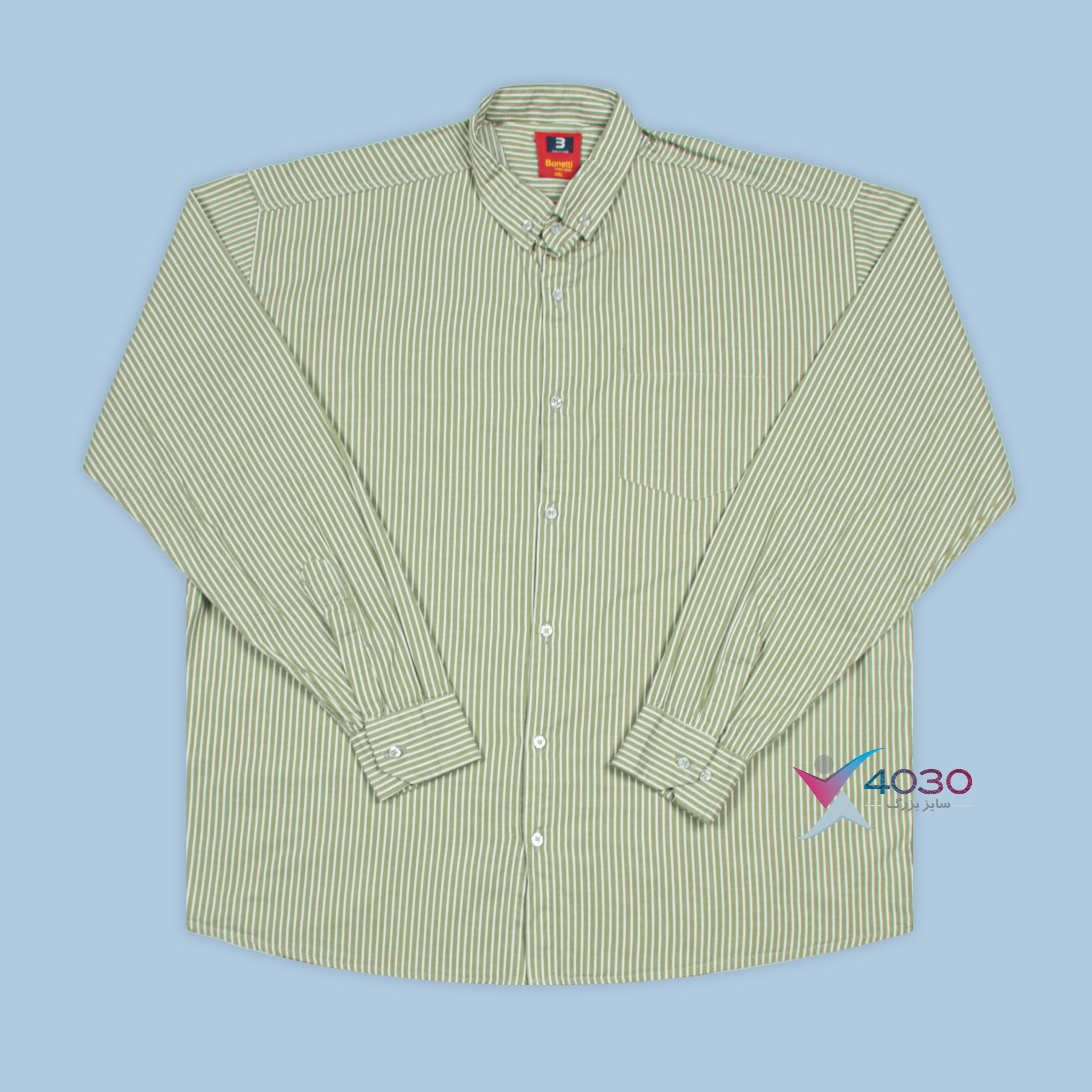 پیراهن راه راه Bonetti سایزبزرگ ( 2729 ) - Image 11