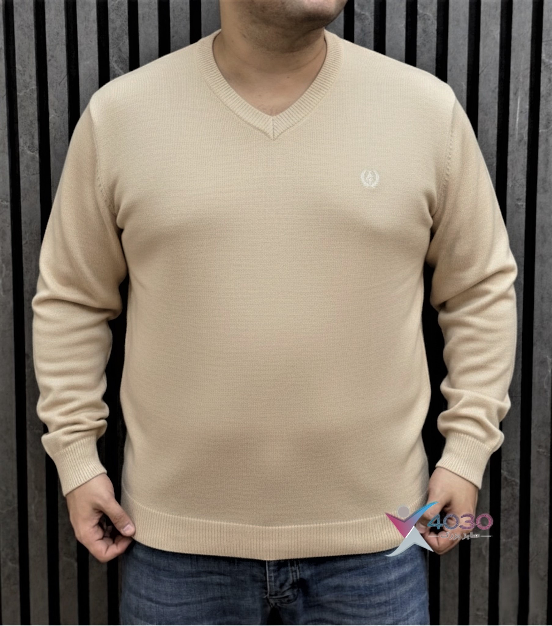 بلوز بافت یقه هفت سایزبزرگ ( 5258 ) - Image 7