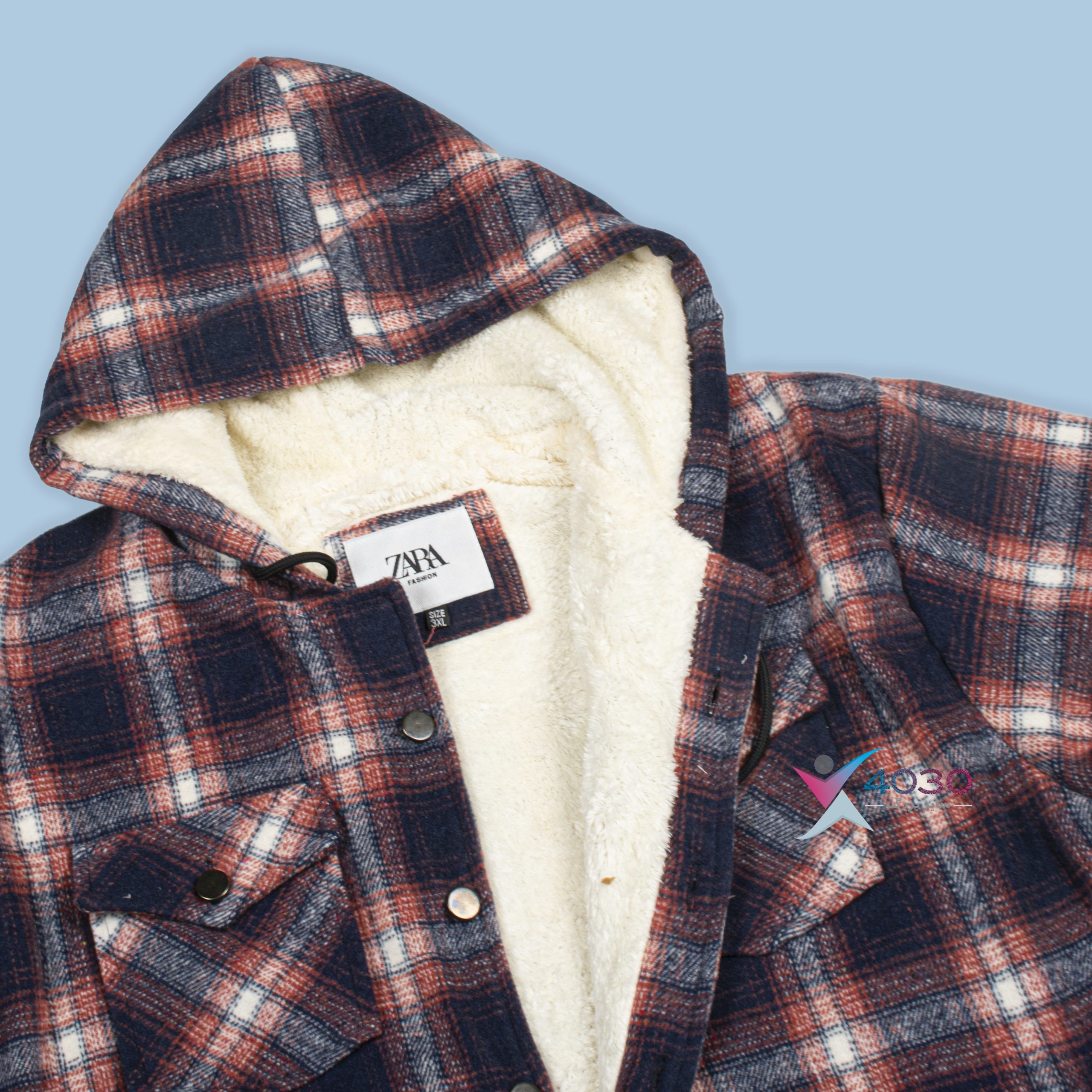 سویشرت کاپشنی ZARA سایزبزرگ ( 5282 ) - Image 5