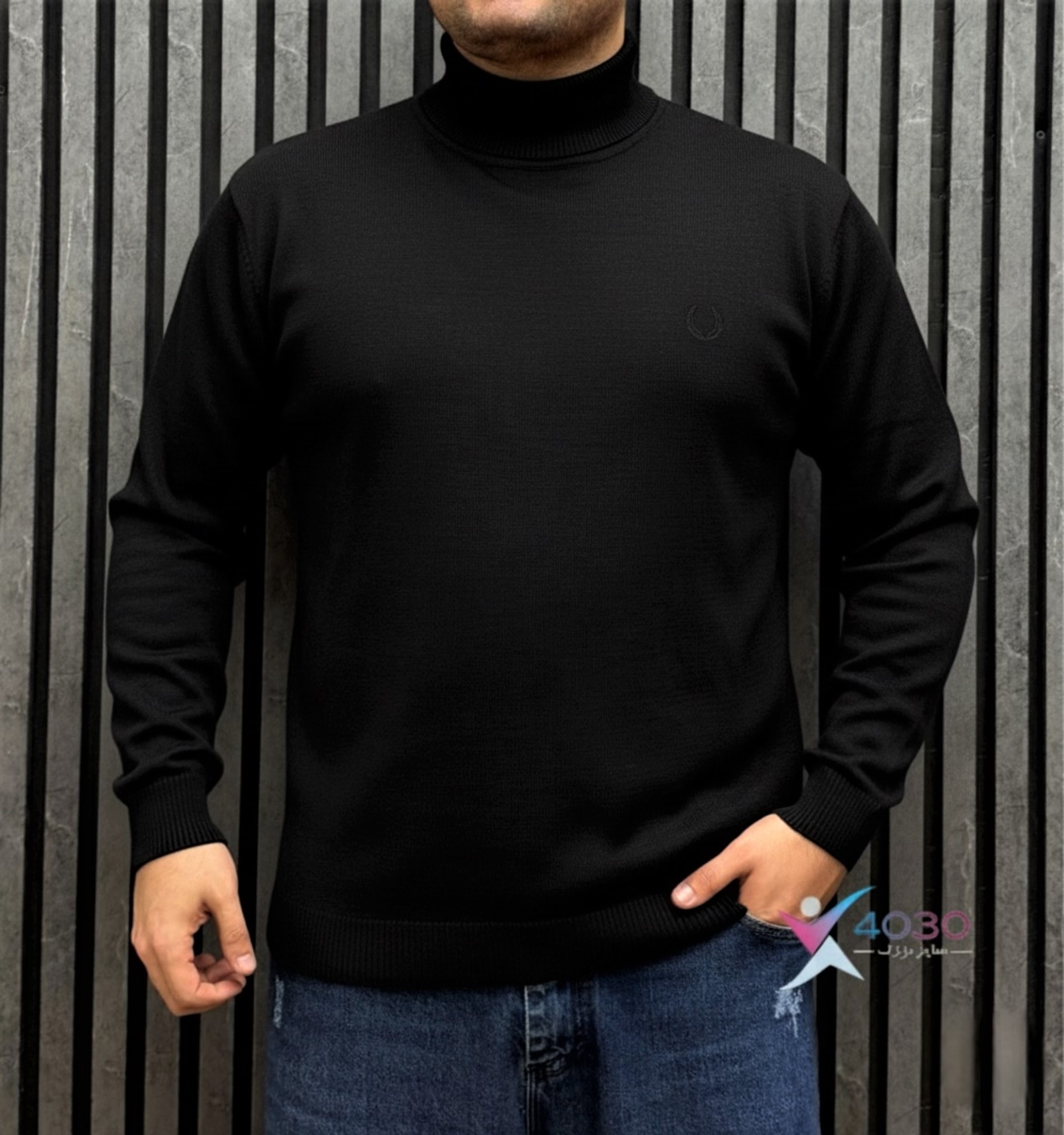 بلوز بافت یقه اسکی WHEAT سایزبزرگ ( 5295 ) - Image 5