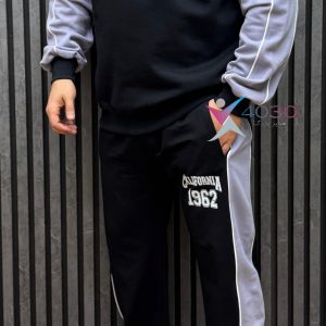 ست بلوز نیم زیپ و شلوار 1962 اورجینال سایزبزرگ ( 8284 )