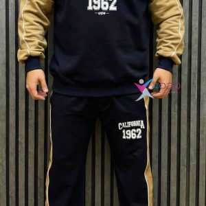 ست بلوز نیم زیپ و شلوار 1962 اورجینال سایزبزرگ ( 8281 )