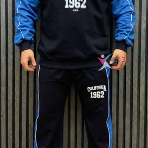 ست بلوز نیم زیپ و شلوار 1962 اورجینال سایزبزرگ ( 8283 )