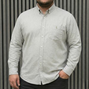 پیراهن آستین بلند U.S.POLO سایزبزرگ ( 2717 )