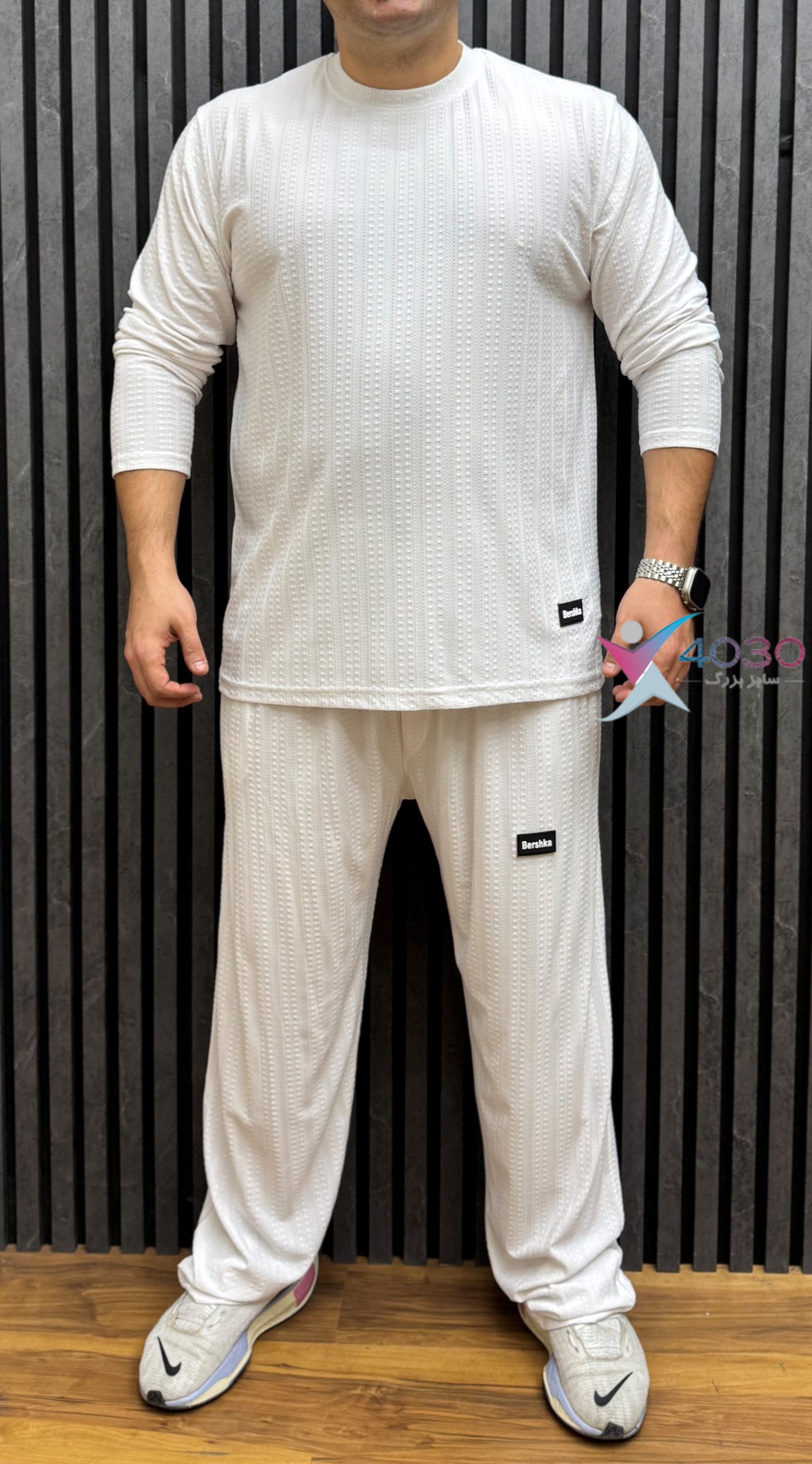 ست بلوز و شلوار Bershka سایزبزرگ ( 8275 ) - Image 2