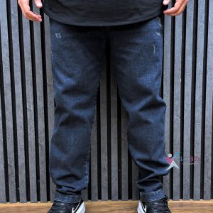 شلوار جین کمرکش ZARA دمپا ساده سایزبزرگ ( 3818 )