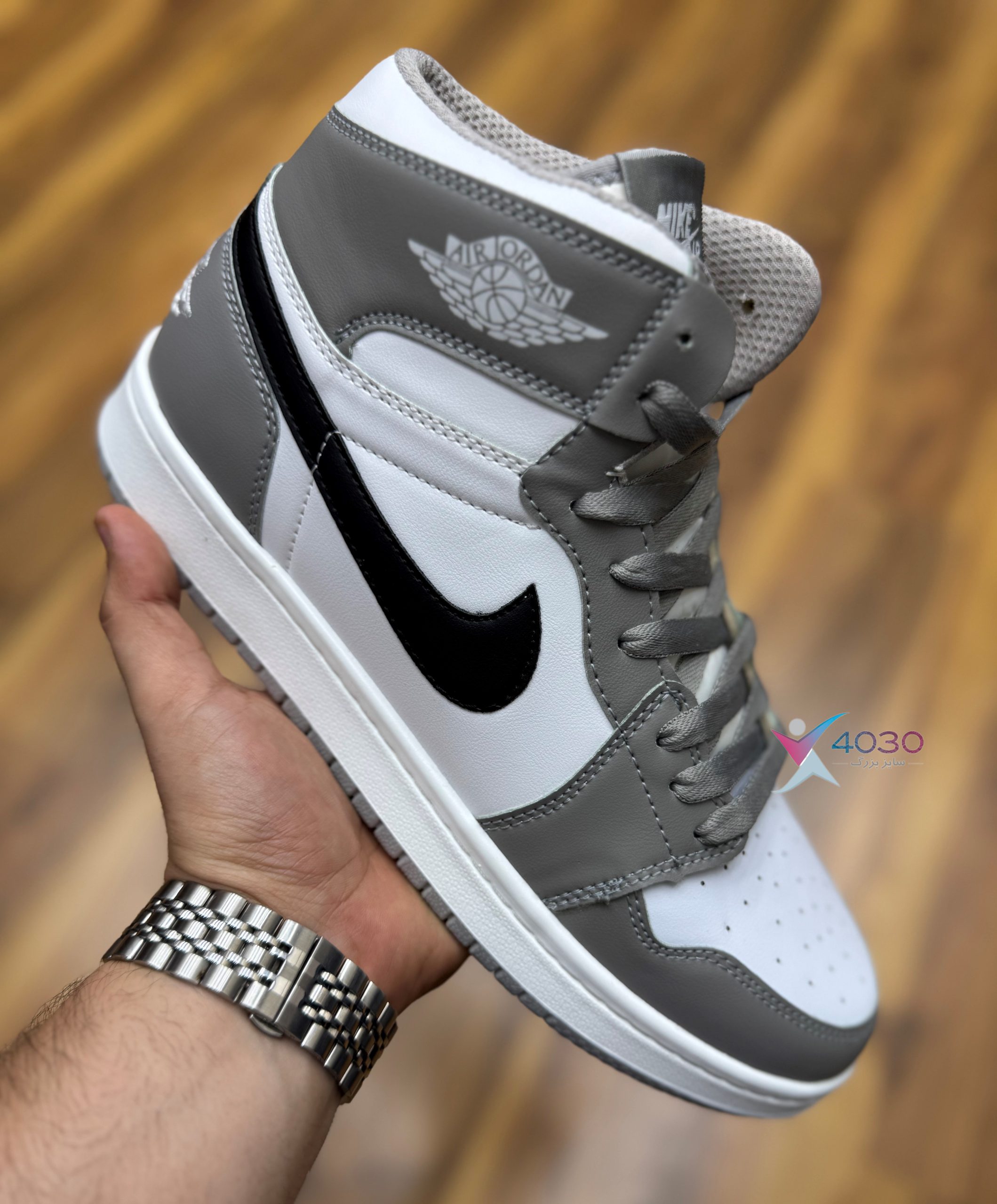 کتونی NIKE JORDAN 1 نایک جردن ساق دار بزرگپا ( 7088 ) - Image 6