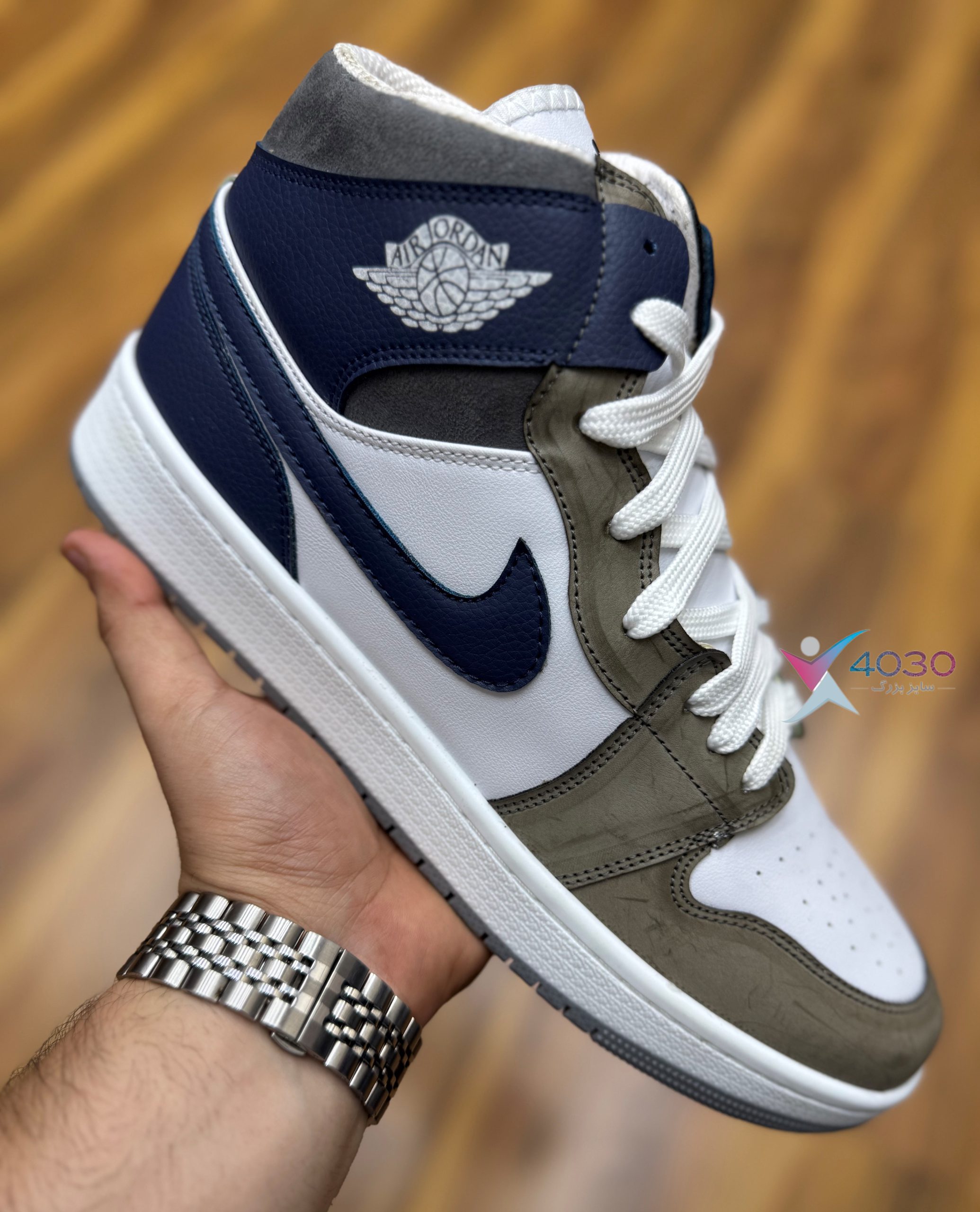 کتونی NIKE JORDAN 1 نایک جردن ساق دار بزرگپا ( 7088 ) - Image 5