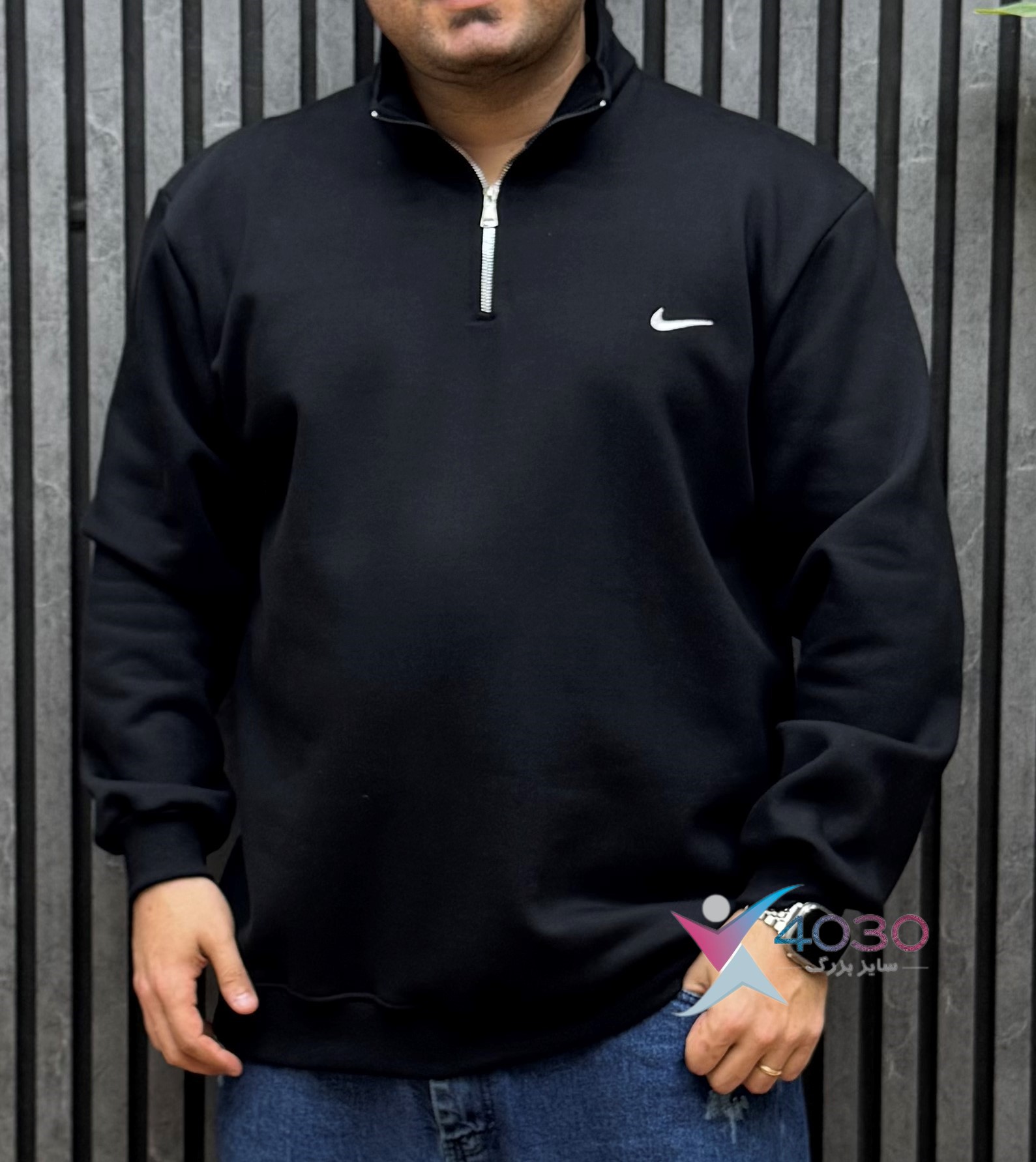 بلوز دورس نیم زیپ NIKE سایزبزرگ ( 5325 ) - Image 2