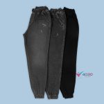 شلوار جین کمرکِش دمپا کش zara سایزبزرگ ( 3811 )