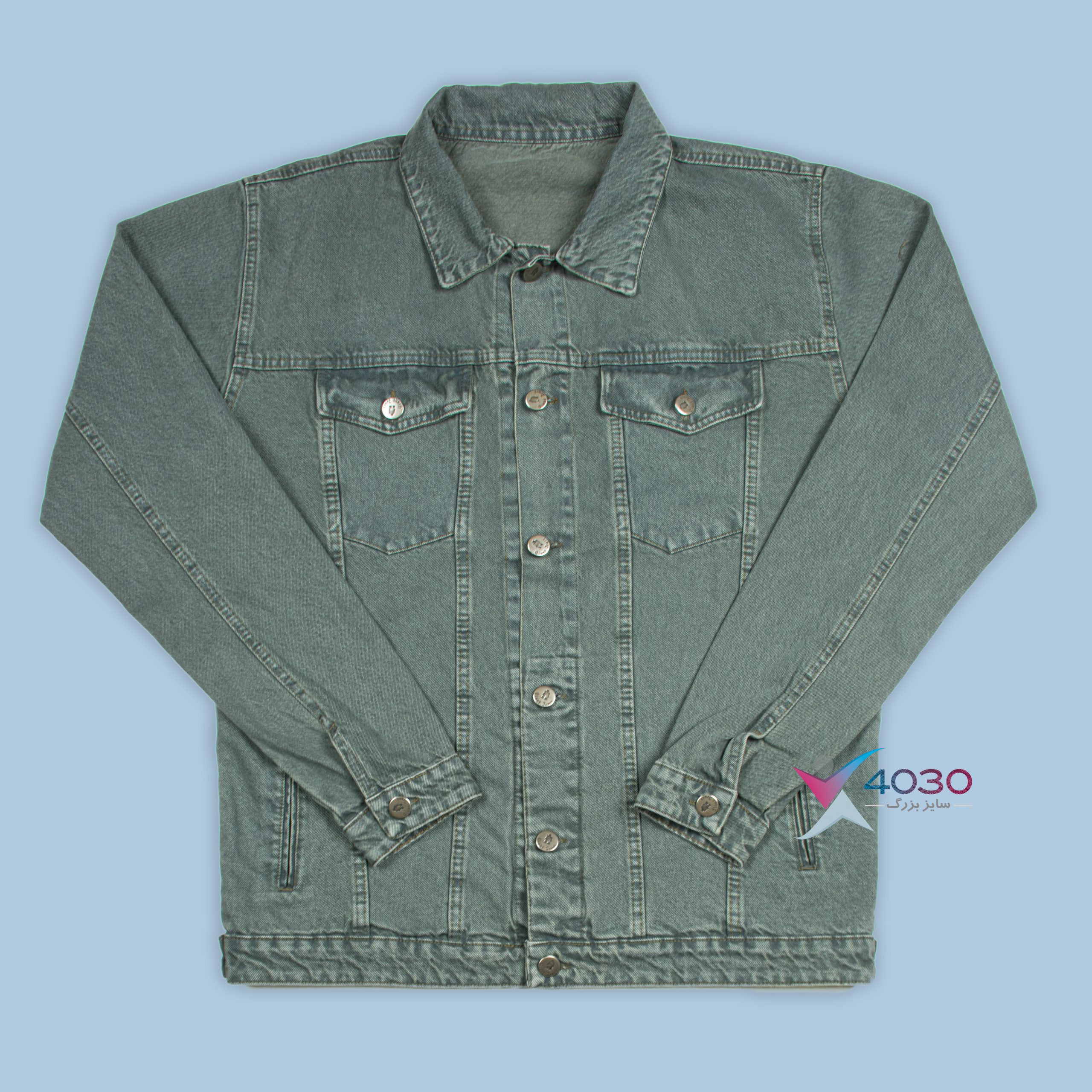 کت جین ZARA سایزبزرگ ( 5329 ) - Image 12