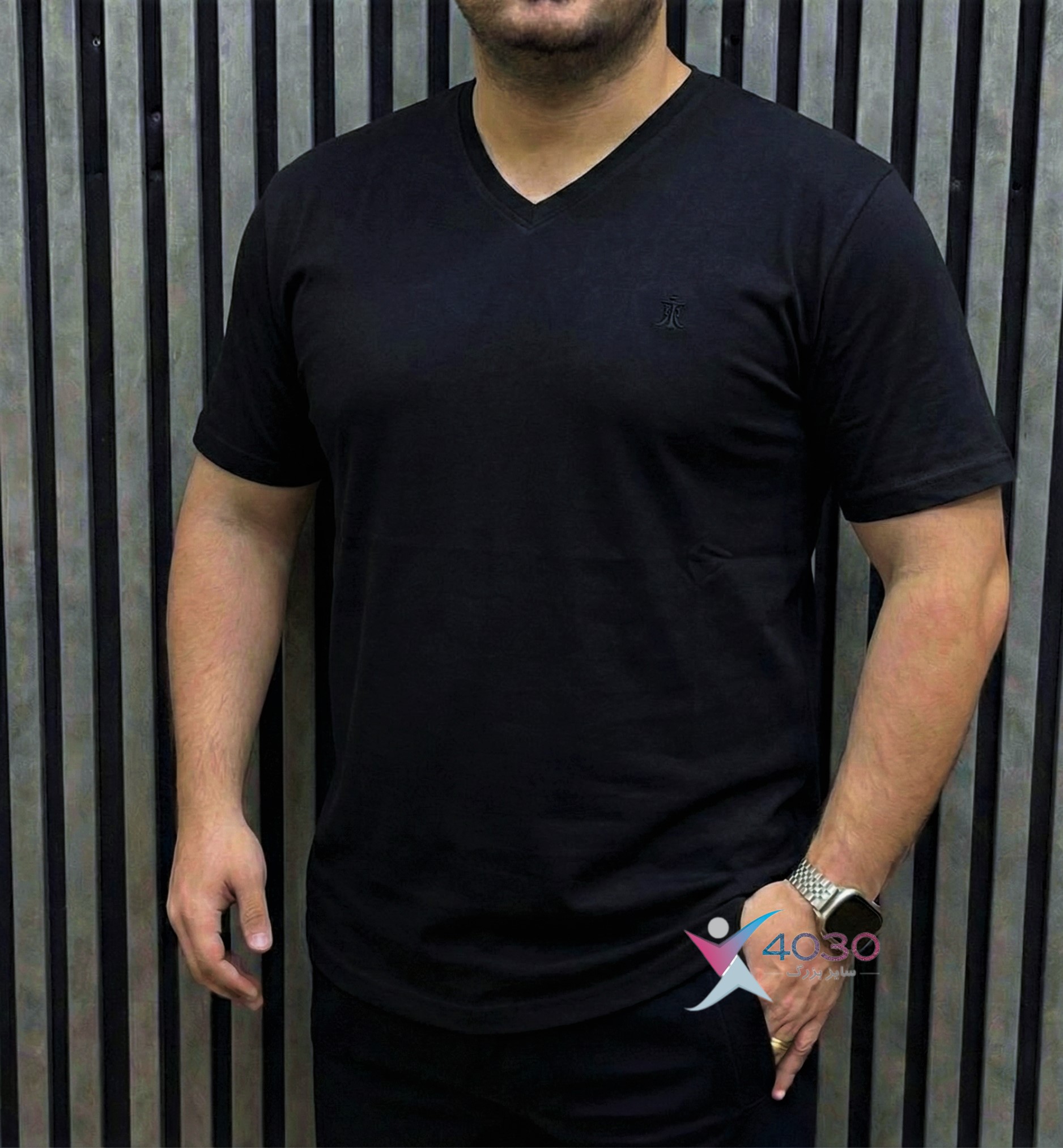 تیشرت یقه هفت Rugatchi سایزبزرگ ( 676 ) - Image 4