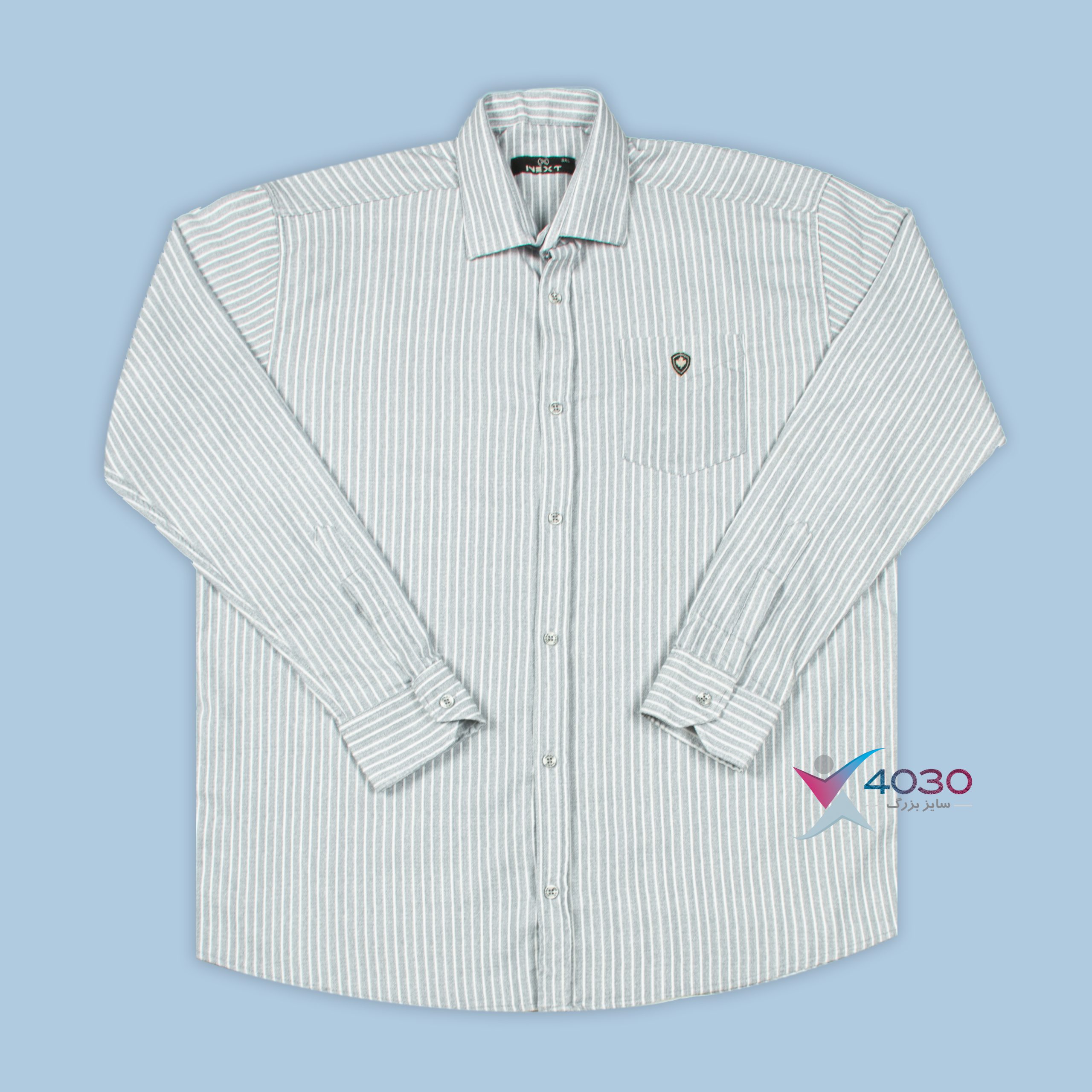 پیراهن راه راه NEXT سایزبزرگ ( 2747 ) - Image 11
