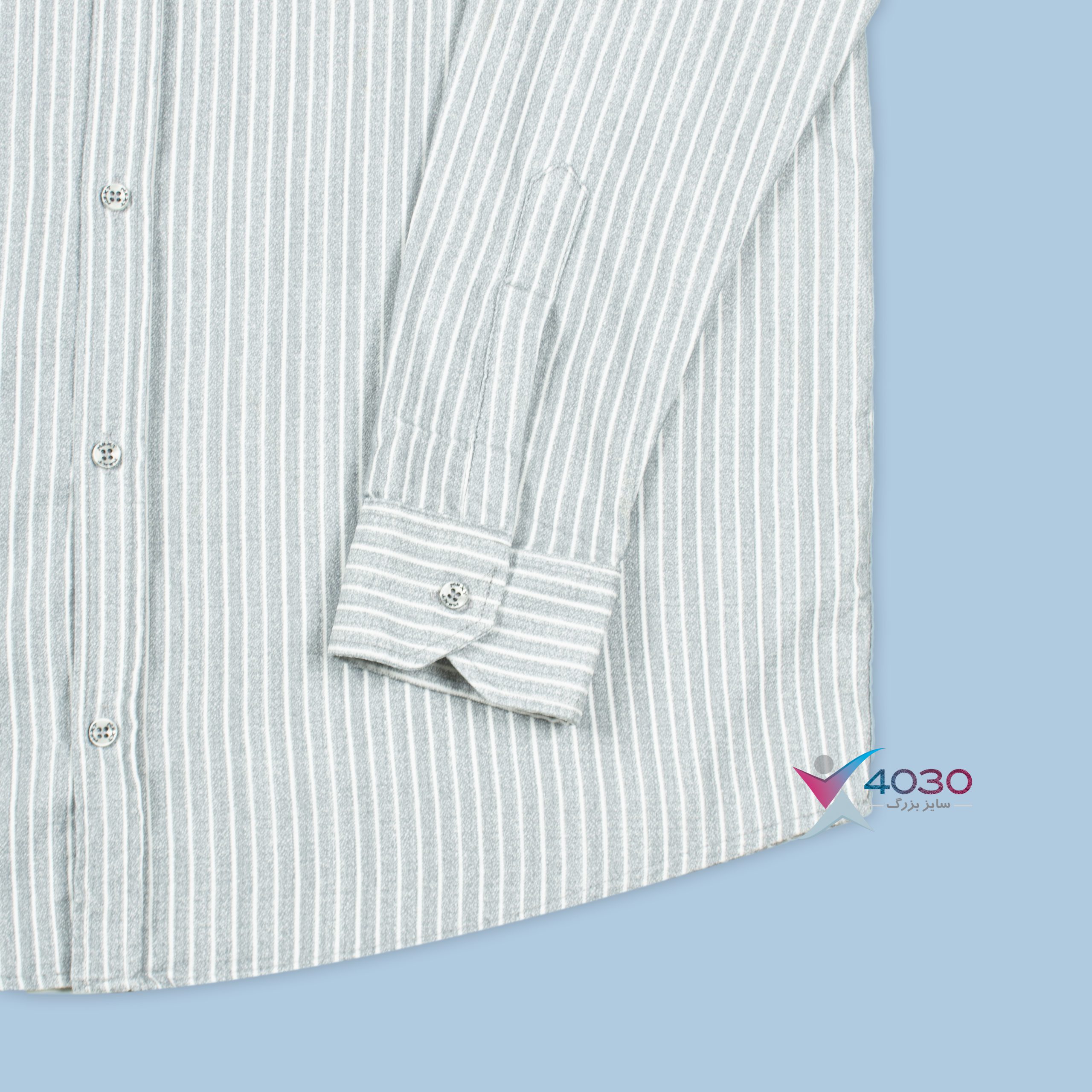 پیراهن راه راه NEXT سایزبزرگ ( 2747 ) - Image 10