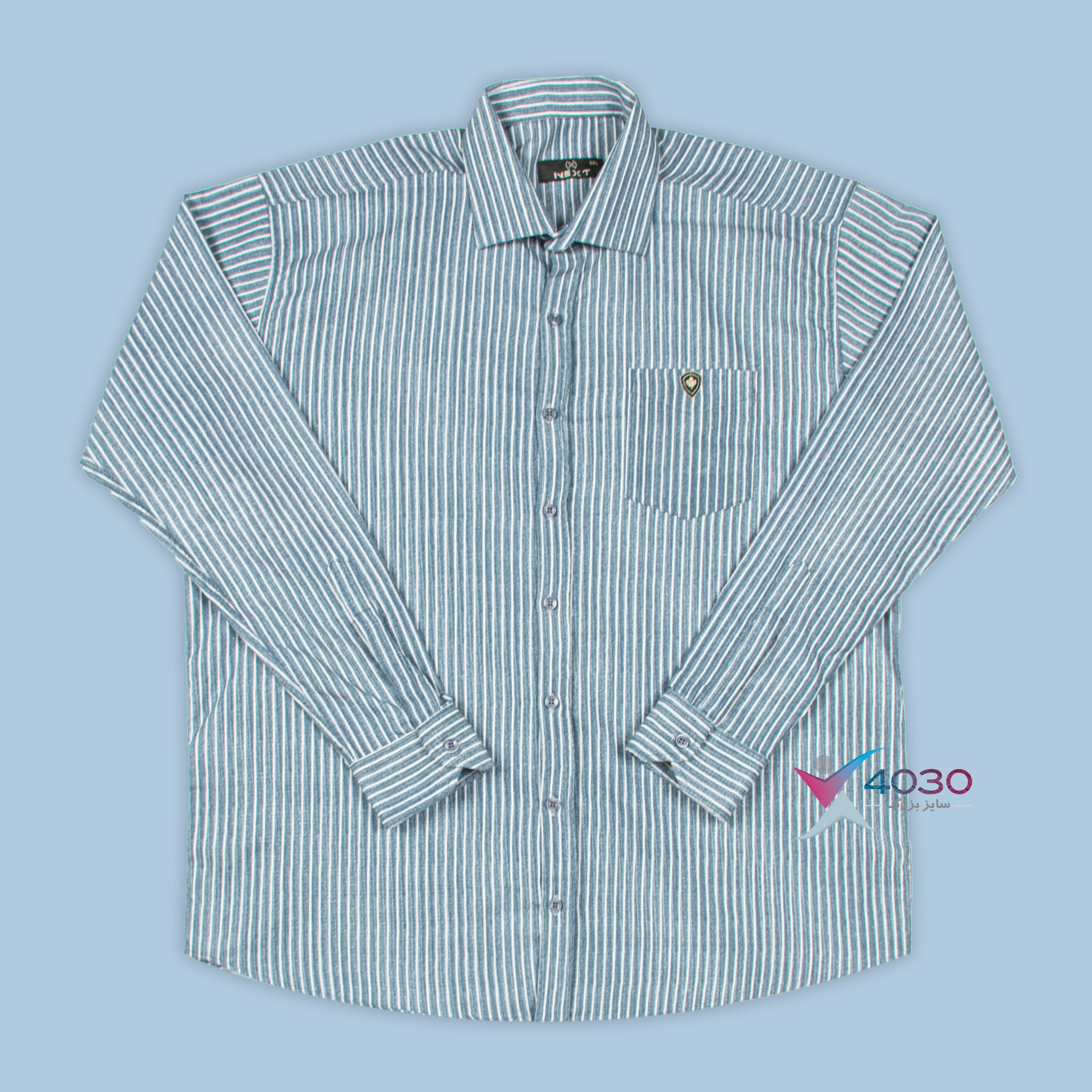 پیراهن راه راه NEXT سایزبزرگ ( 2747 ) - Image 14