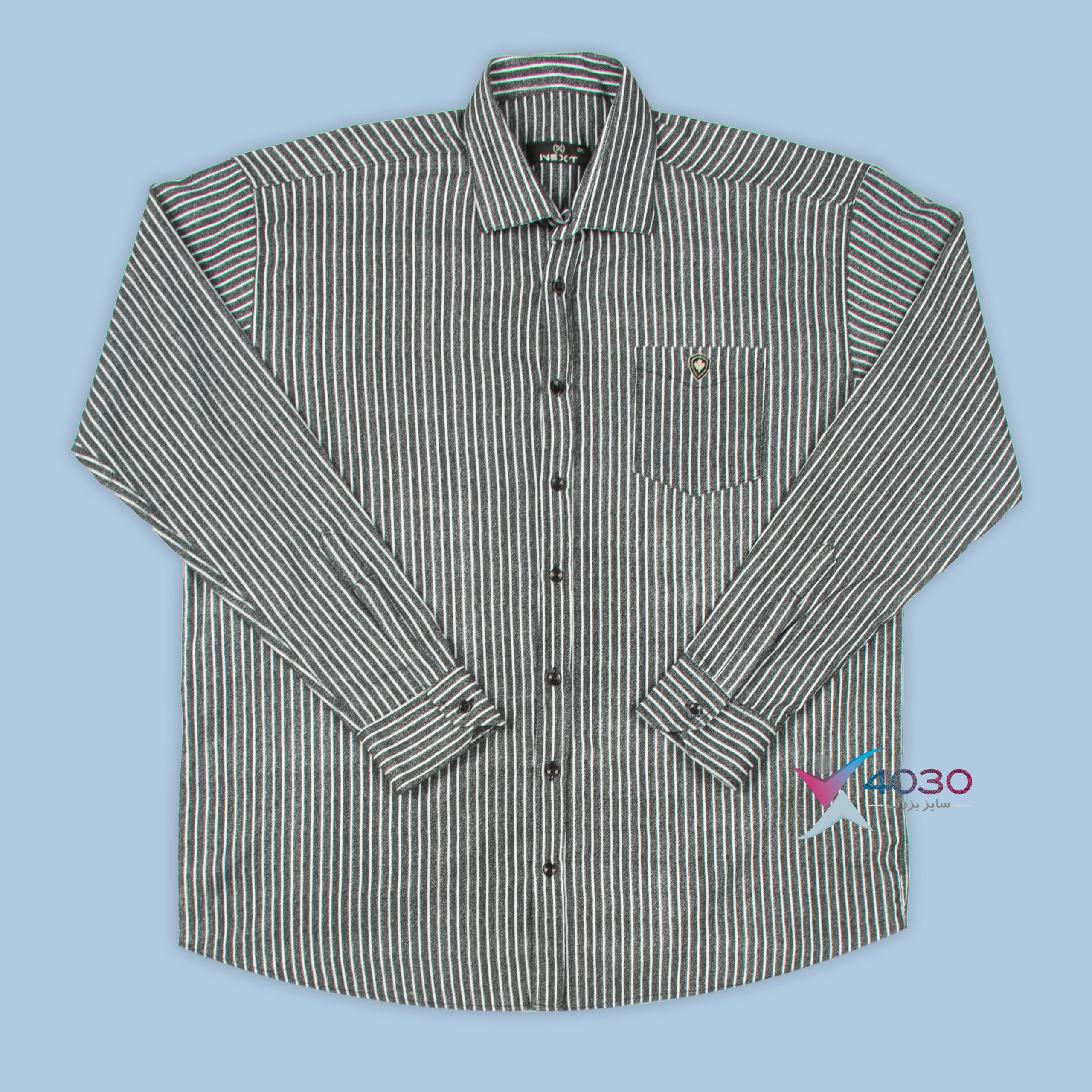 پیراهن راه راه NEXT سایزبزرگ ( 2747 ) - Image 15