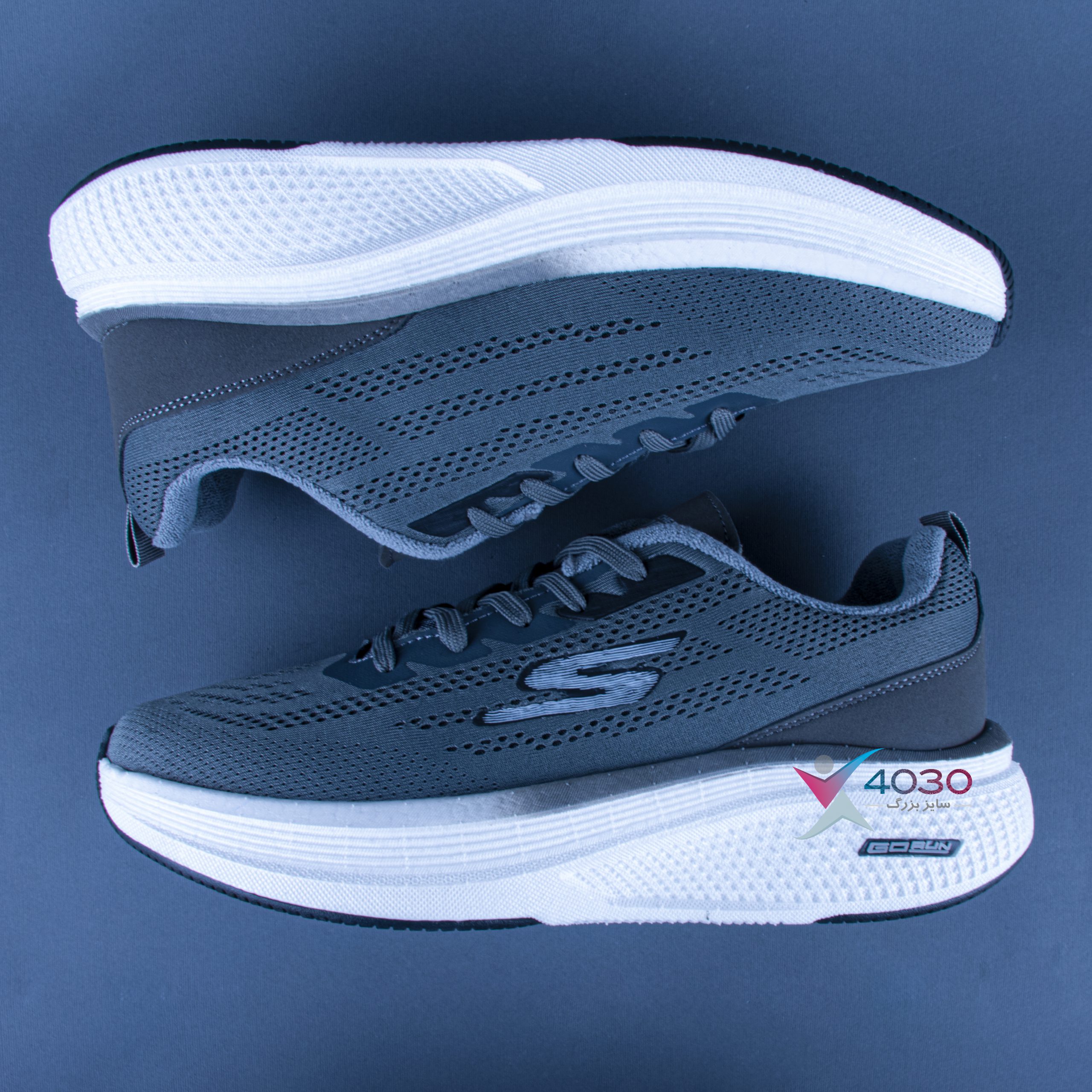 کتونی Skechers Gorun اسکیچرز بزرگپا ( 7083 ) - Image 14
