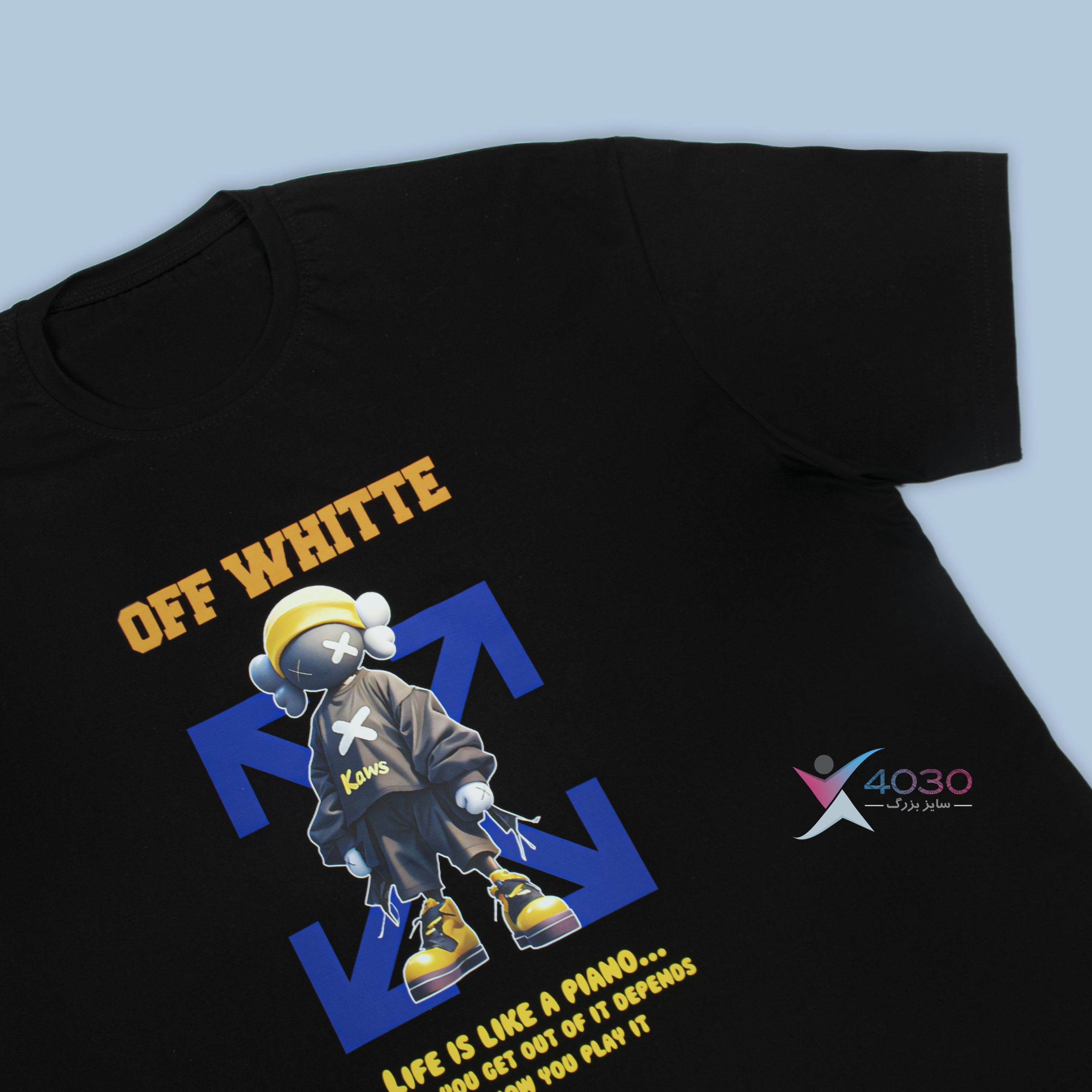 تیشرت Off Whitte سایزبزرگ ( 682 ) - Image 4