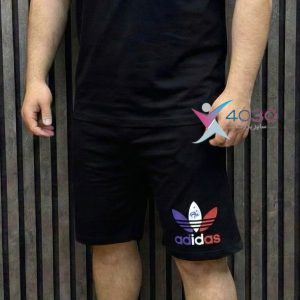 ست تیشرت و شلوارک adidas سایزبزرگ ( 8296 )