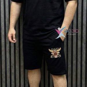 ست تیشرت و شلوارک GUCCI سایزبزرگ ( 8295 )