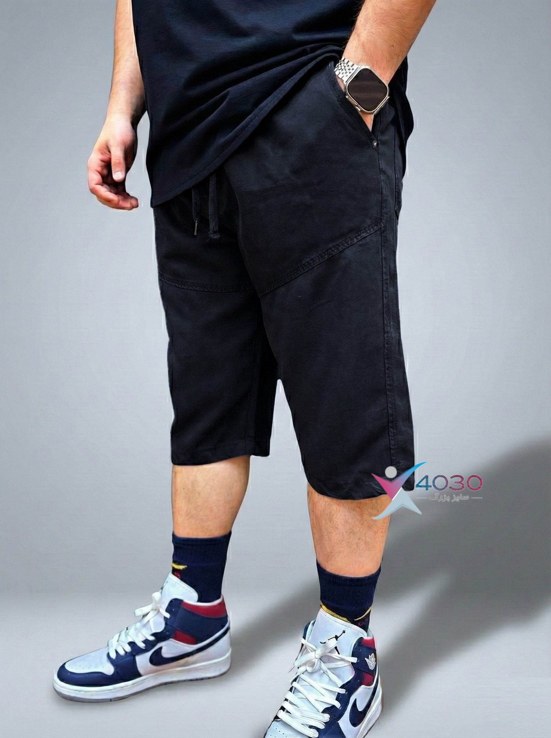 شلوارک Basic سایزبزرگ ( 3819 ) - Image 3