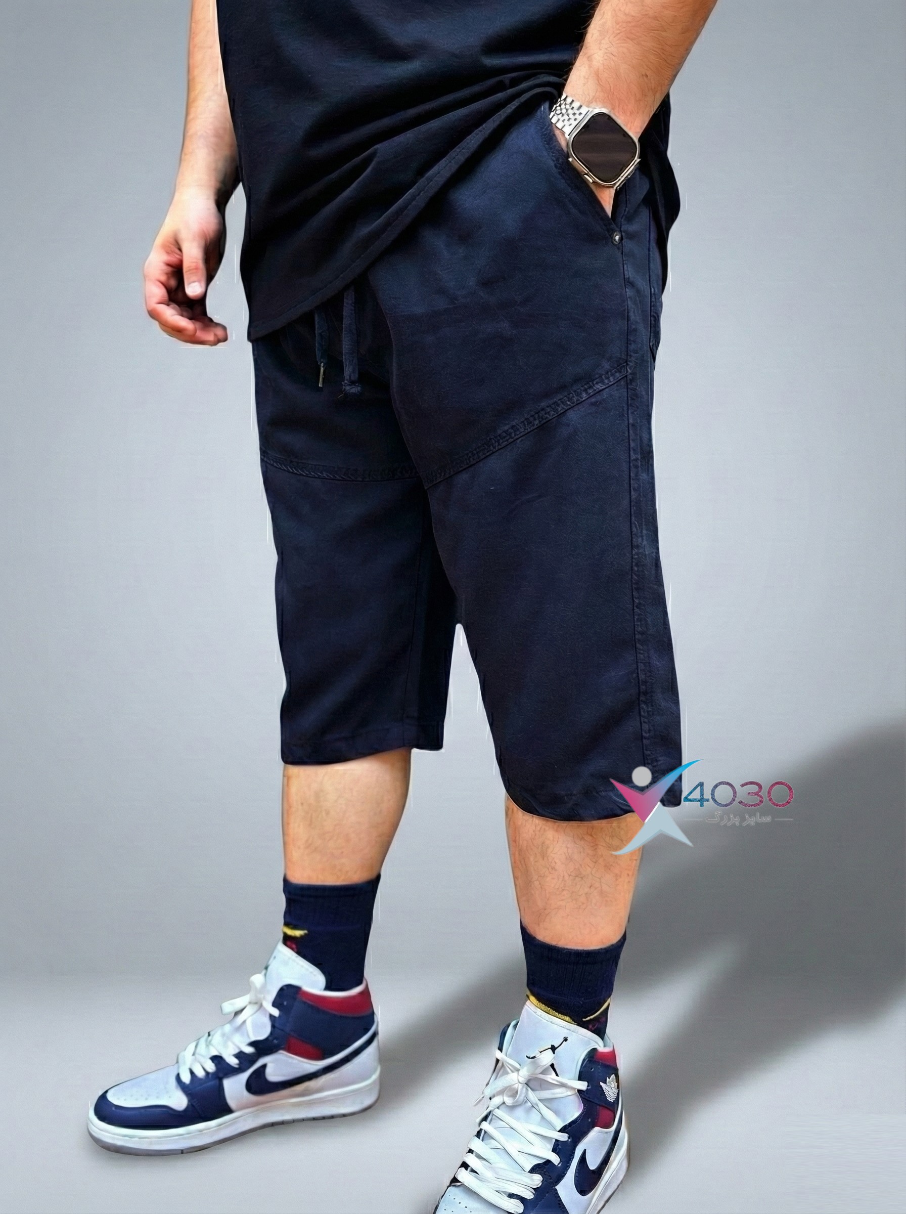 شلوارک Basic سایزبزرگ ( 3819 ) - Image 5