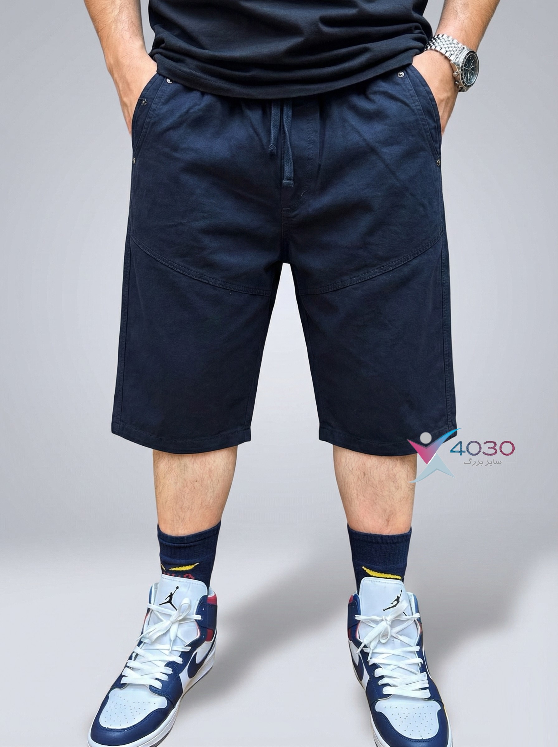 شلوارک Basic سایزبزرگ ( 3819 ) - Image 4