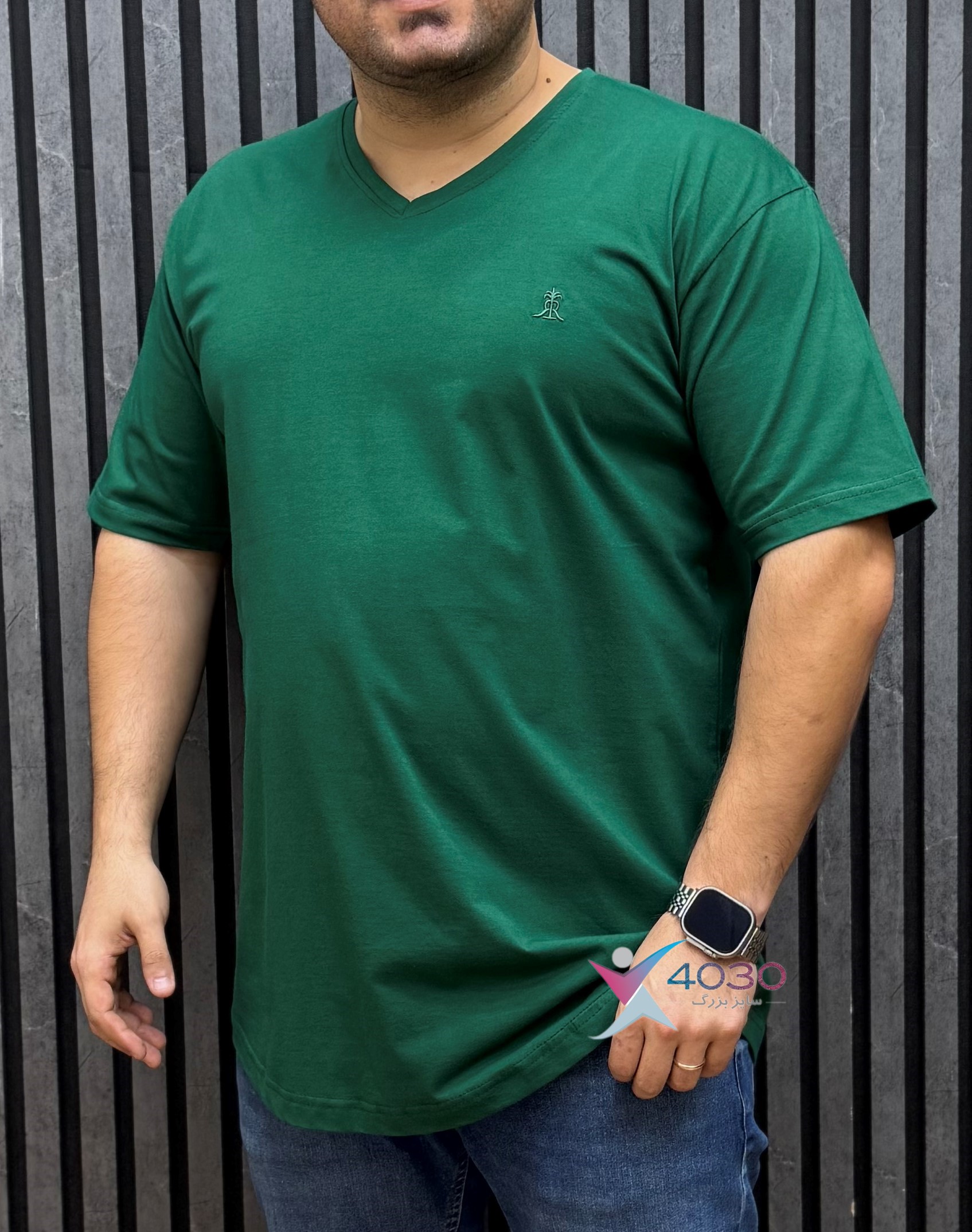 تیشرت یقه هفت Rugatchi سایزبزرگ ( 676 ) - Image 2