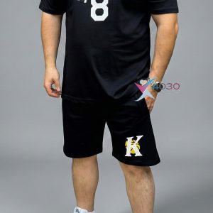 ست تیشرت و شلوارک NEWYORK سایزبزرگ ( 8291 )