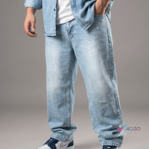 شلوار جین بگ استایل DSQ سایزبزرگ ( 4523 )