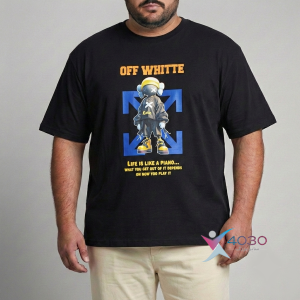 تیشرت Off Whitte سایزبزرگ ( 682 )