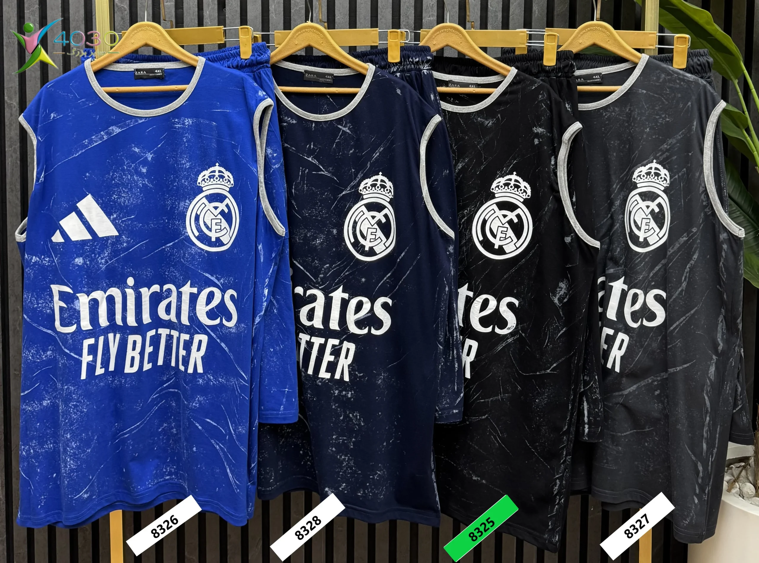 ست کاور و شلوارک Real Madrid سایز بزرگ مردانه ( 8325 ) - Image 7