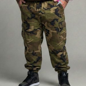 شلوار کارگو چریکی سایزبزرگ ( 3697 )