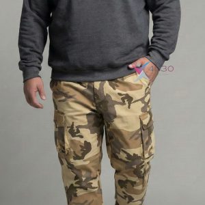 شلوار کارگو چریکی سایزبزرگ ( 3696 )