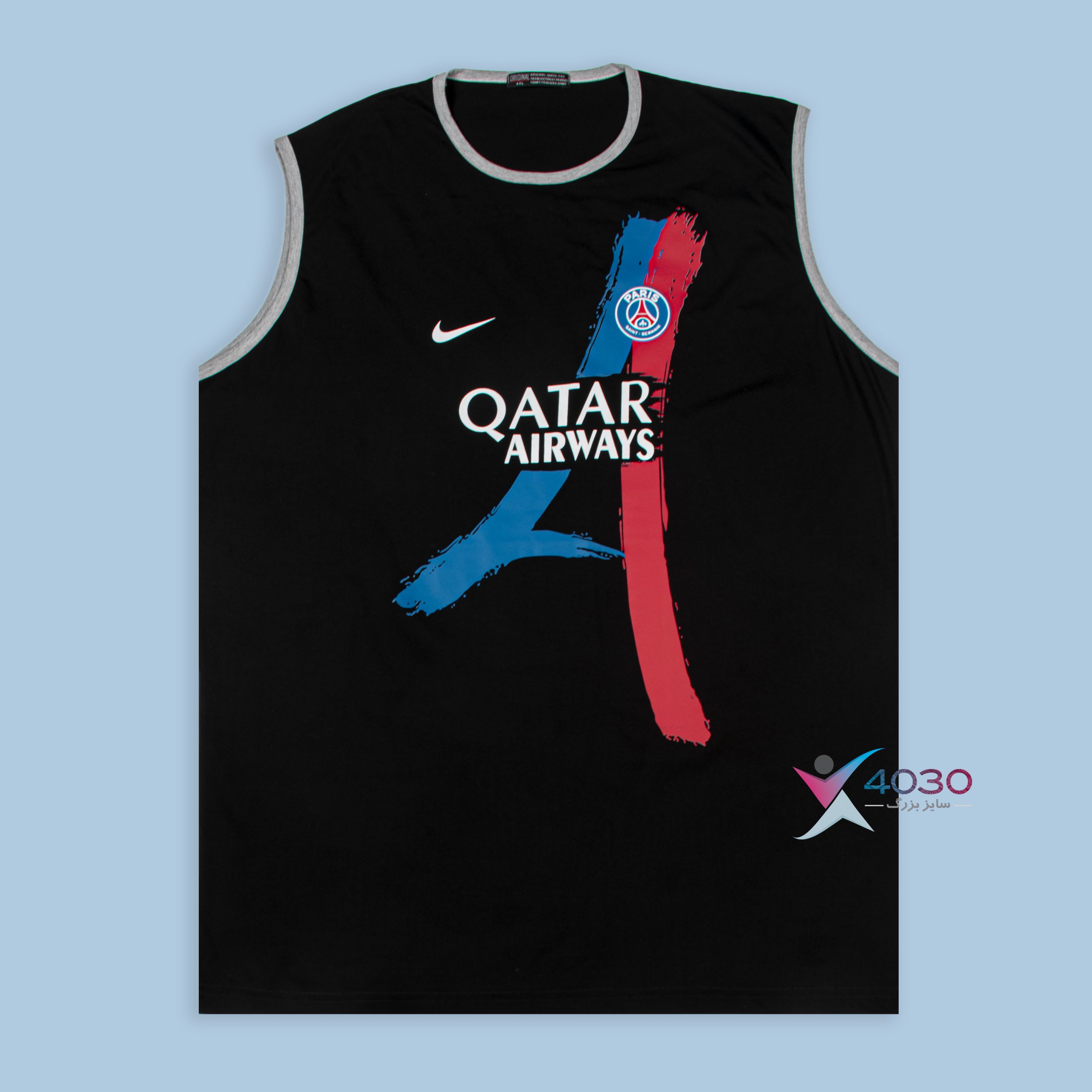 ست کاور و شلوارک PARIS سایزبزرگ ( 8300 ) - Image 2