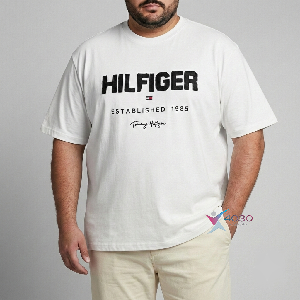 تیشرت HILFIGER سایزبزرگ ( 702 ) - Image 3
