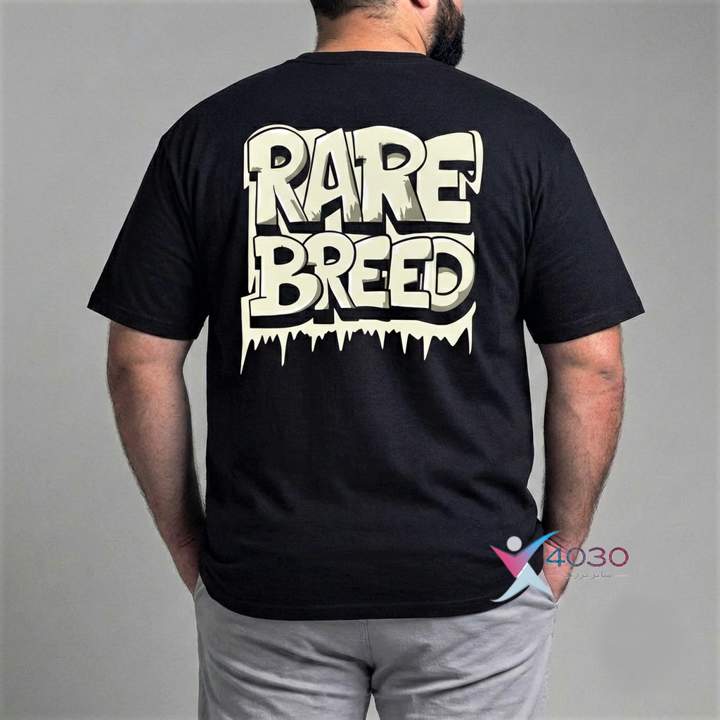 تیشرت پشت طرح دار BREED سایزبزرگ ( 714 ) - Image 3