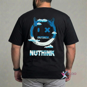 تیشرت پشت طرح دار NUTHINK سایزبزرگ ( 712 )