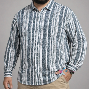 پیراهن  STRIPED PATTERN سایزبزرگ ( 2768 )