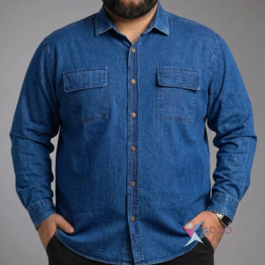 پیراهن جین سنگشور Basic jeans سایزبزرگ ( 2743 )