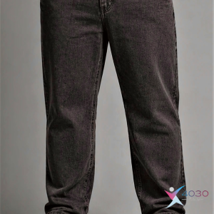 شلوار جین کمرکش zara سایزبزرگ ( 3849 )