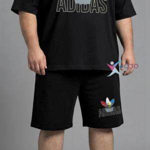 ست تیشرت و شلوارک  adidas simson سایزبزرگ ( 8310 )