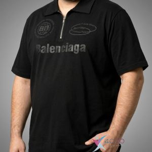 پولوشرت نیم زیپ BALENCIAGA سایزبزرگ ( 770 )