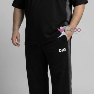 ست تیشرت و شلوار ماکان D&G سایزبزرگ ( 8323 )