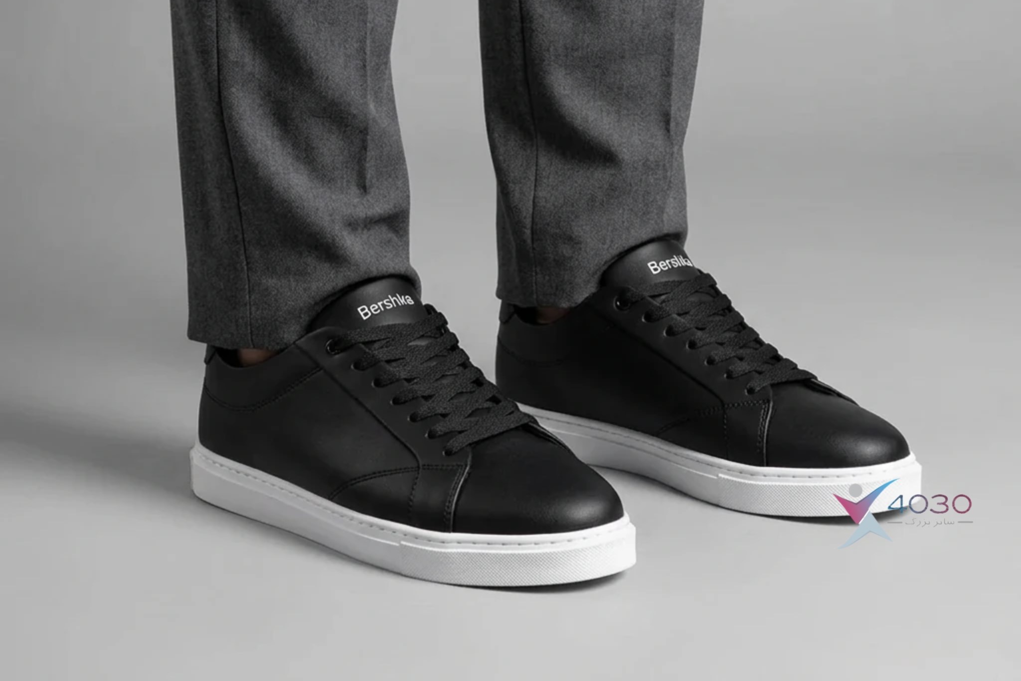 کتونی VANS BERSHKA ونس برشکا بزرگپا مردانه ( 7024 )