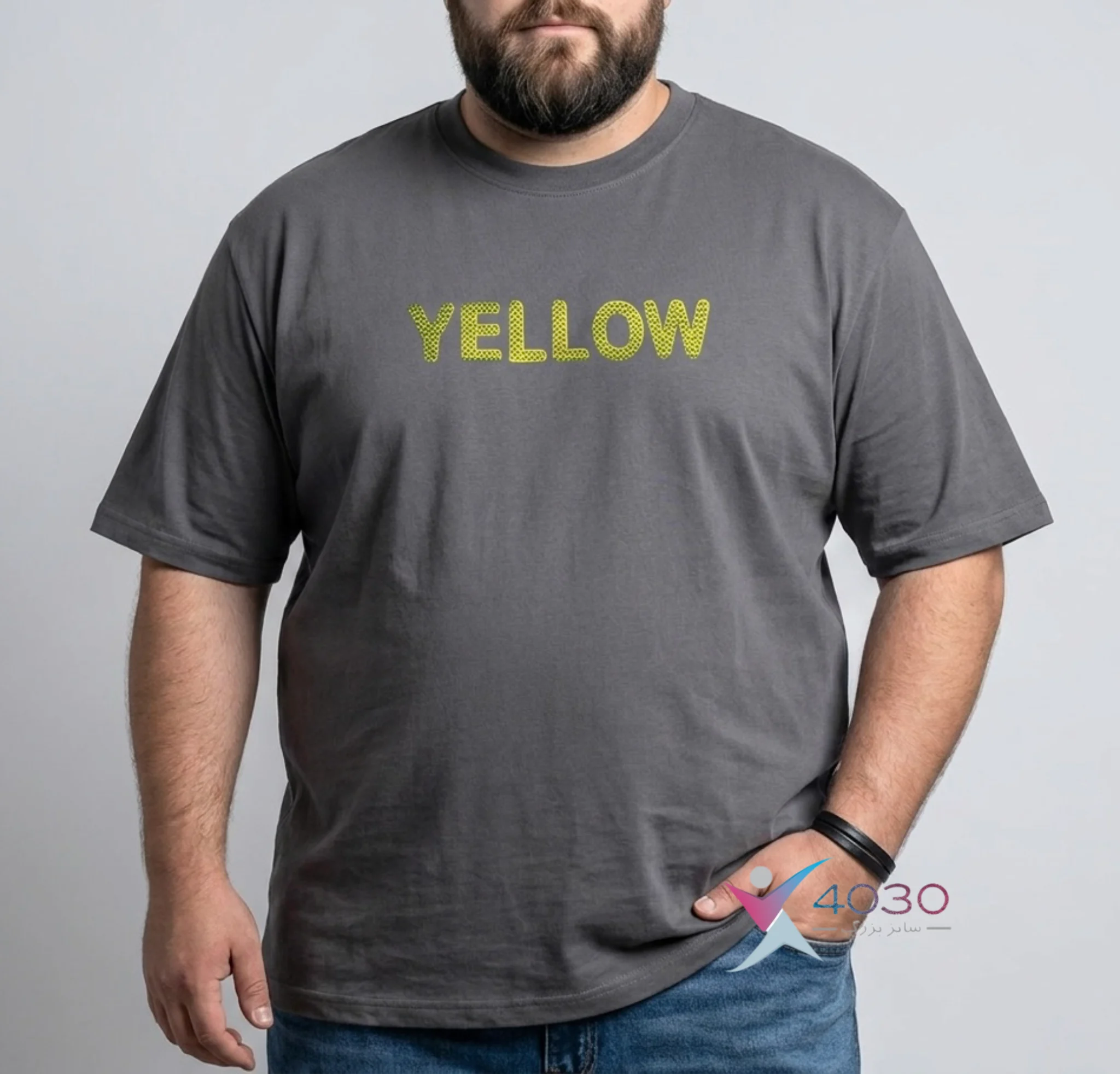 تیشرت Yellow سایز بزرگ مردانه ( 748 ) - Image 12